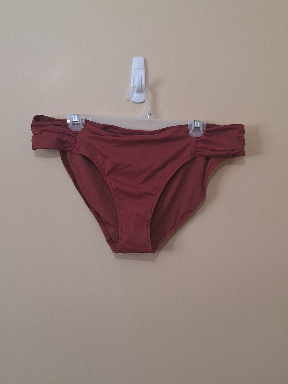 NWT Amazon Burgundy Bikini Bottom